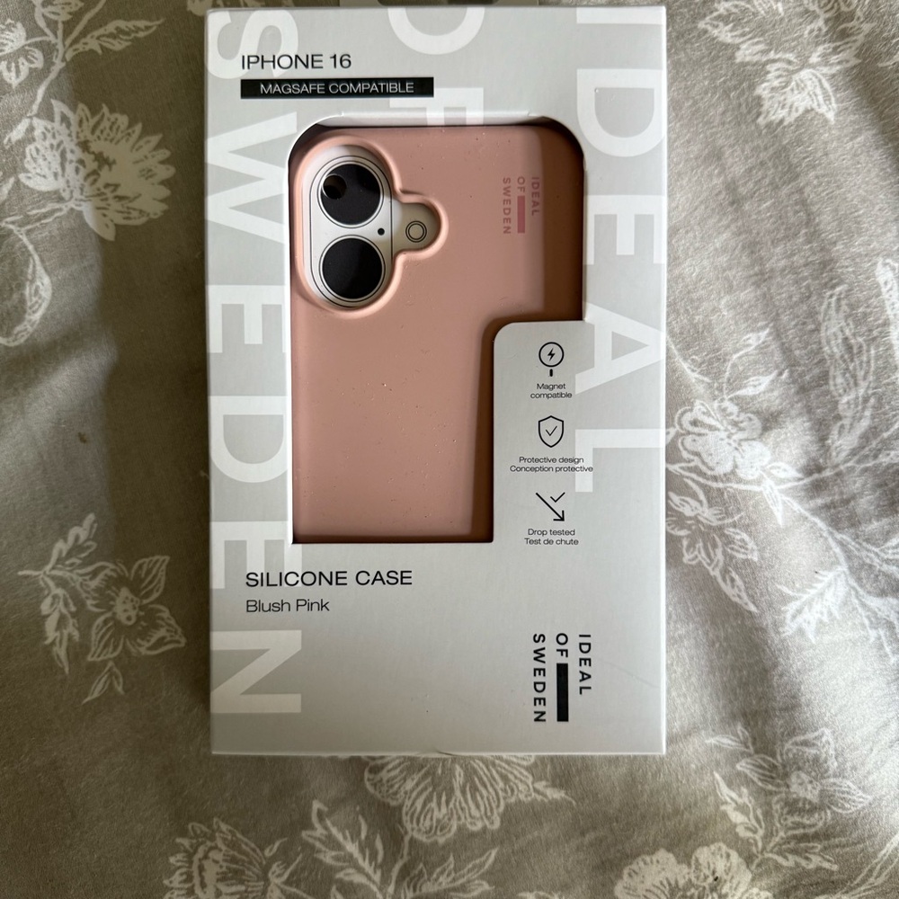 Blush Pink Silicone Case for iPhone 16